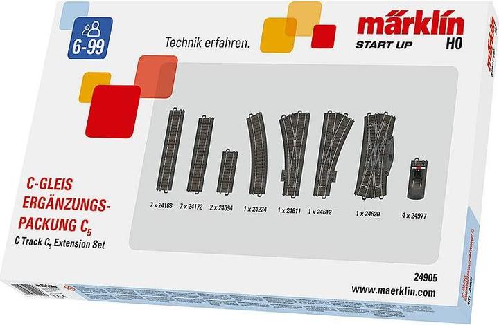 Actual product image Märklin H0 C Track (with ballast) 24905 (Track H0)