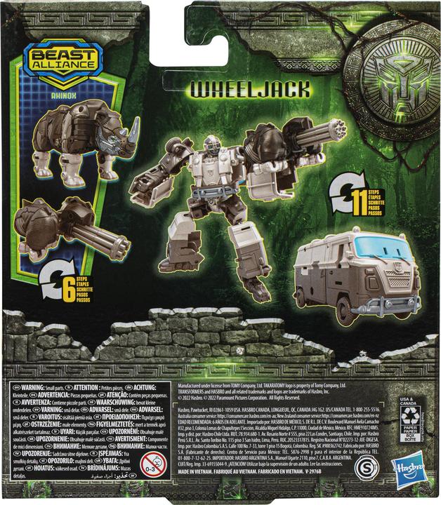 Produktbild Transformers Aufstieg der Bestien Beast Alliance Beast Weaponizers Wheeljack 2er-Pack