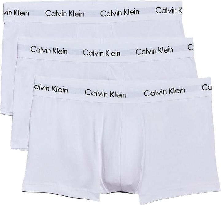 Produktbild Calvin Klein Low Rise Trunk "Cotton Stretch" weiss (M, 3er Pack)