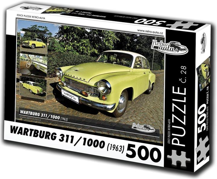 Actual product image Retro-auta Jigsaw puzzle no. 28 Wartburg 311.1000 (1963) 500 pieces (500 pieces)
