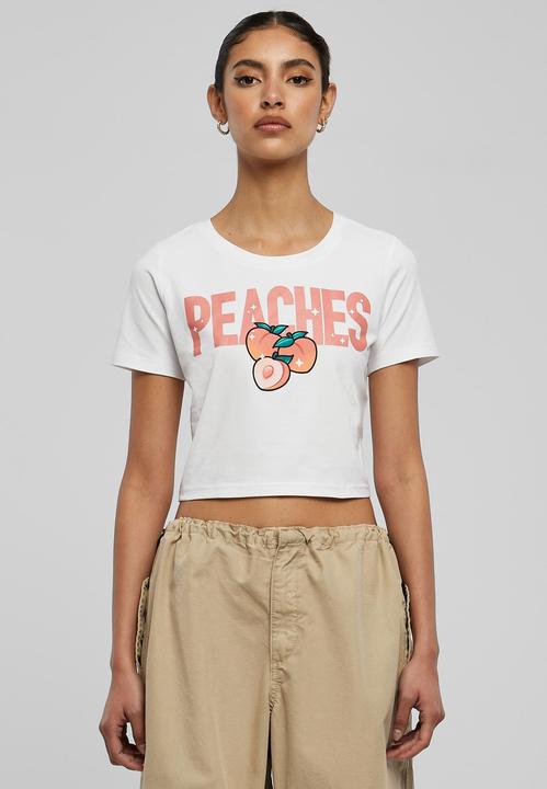 Actual product image Miss Tee Peaches Cropped Tee - 105763 (4XL)