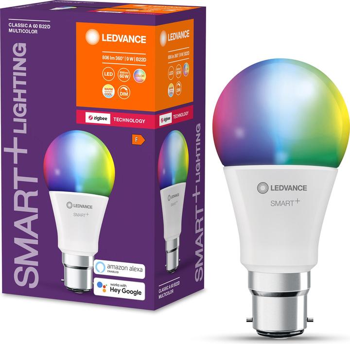 Produktbild Ledvance Smart+ Classic (B22d, 9 W, 800 lm, 1 x, F)