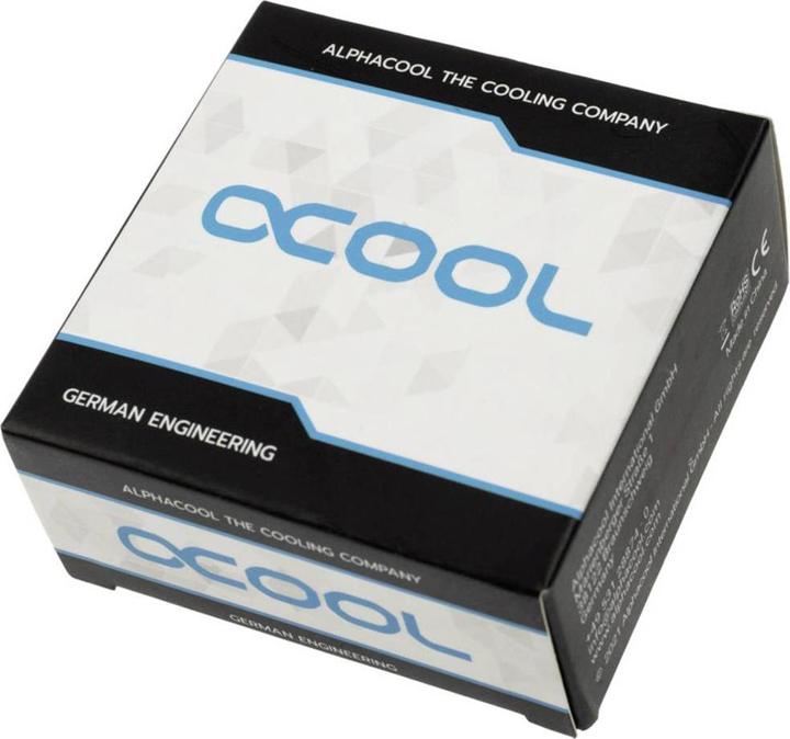 Actual product image Alphacool Icicle L-connector rotatable G1/4 ET on G1/4 IT