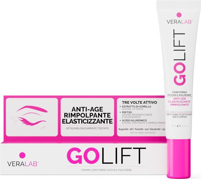 Image du produit Veralab Go Lift Anti-Age Eye Contour Cream Plumping Elasticizing 15 Ml (15 ml, Jour + nuit)