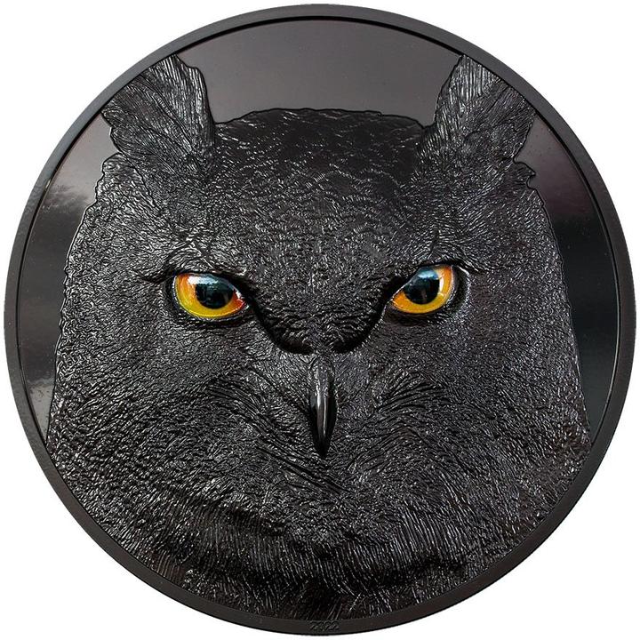 Actual product image CIT Coin Invest Silber Hunters by Night - Uhu 1000 g (999.90, 2022)