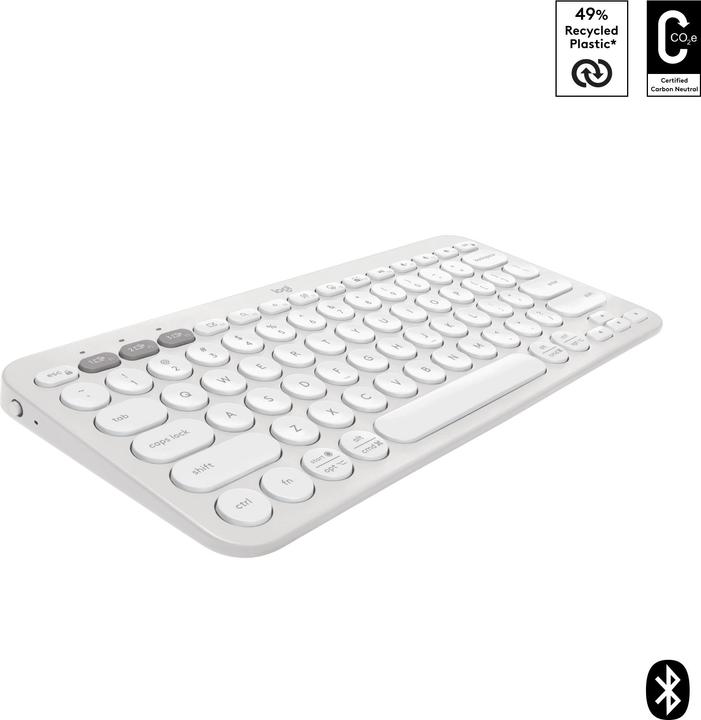 Produktbild Logitech Pebble Keys 2 K380S (Eng. Int., Kabellos)