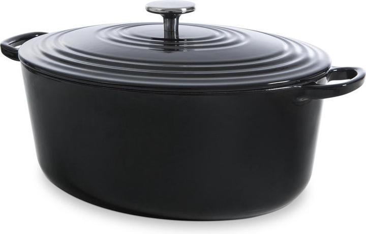 Image du produit BK Bourgogne stoofpot ovaal Jet Black 32cm (32 cm, Poêle à frire, Fonte)