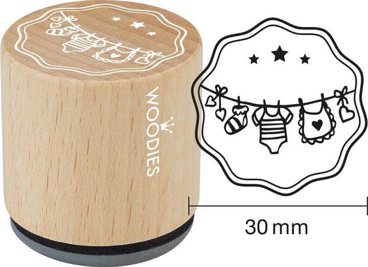 Actual product image Colop Woodies stamps