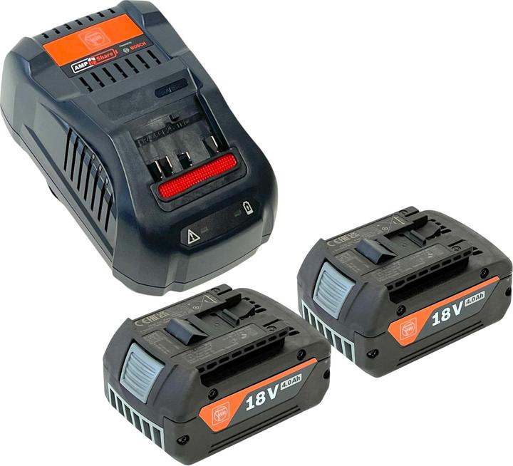 Image du produit Fein Kit de démarrage 2x GBA 18 V / 4,0 Ah batterie ( 92604345020 ) + GAL 1880 CV AS chargeur rapide ( (18 V)