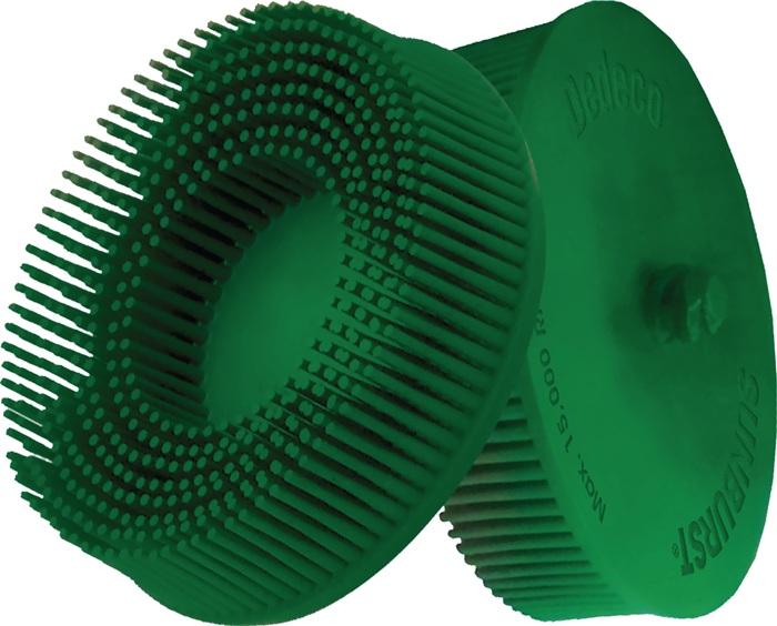 Actual product image Tyrolit Radial brush disc Sunburst Ø 76 mm grit 50 A50 EXTRA-COARSE PREMIUM green 20000 min-¹ Width... (50)