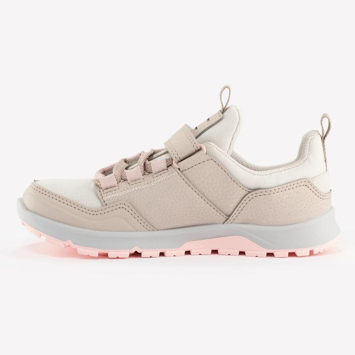 Produktbild Quechua Wanderschuhe Kinder Gr. 28–34 niedrig Klettverschluss Wandern - NH500 beige/rosa (30)