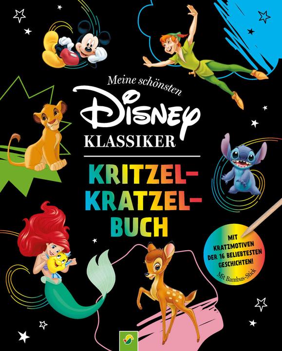 Actual product image Meine schönsten Disney-Klassiker Kritzel-Krazel-Buch (German, Schwager & Steinlein Publishing House, 2023)