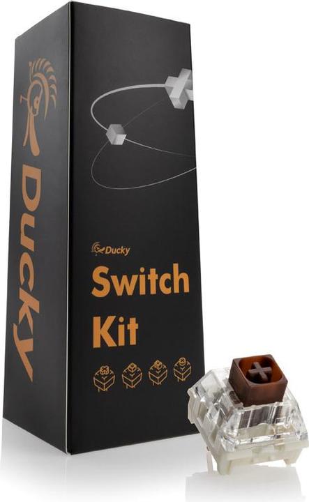 Immagine prodotto Ducky Kailh Box Brown Interruttori, meccanici, a 3 pin, tattili, MX-Stem, 50g - 110 pezzi