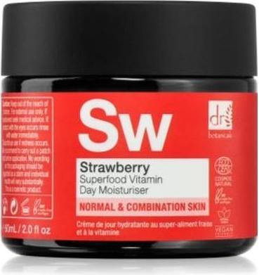 Actual product image Dr Botanicals Strawberry Superfood Day Cream - 60 Ml (60 ml, Day cream)