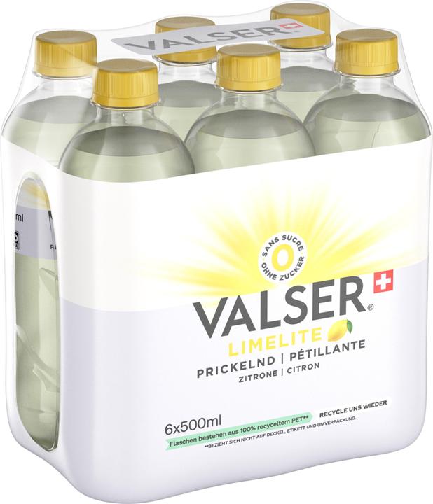 Produktbild Valser Prickelnd Zitrone (6 x 50 cl)