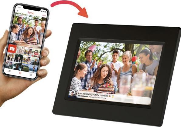 Actual product image Denver Frameo PFF-710 (7", 1024 x 600 pixels)