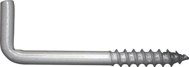 Actual product image Lüsebrink Screw hook with wooden thread Hook Wall hook 3.5x30 mm galvanised-blue steel (0.03 m)