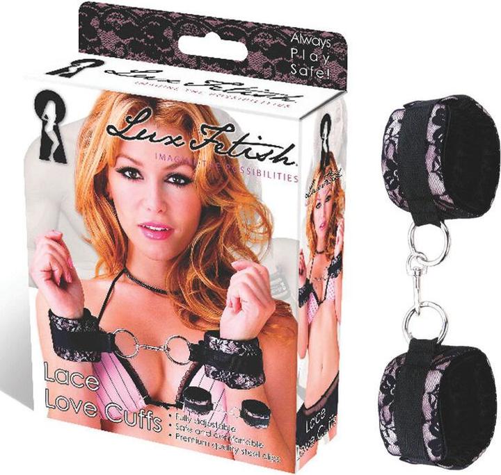 Image du produit Lux Fetish Menottes en velours rose/SW