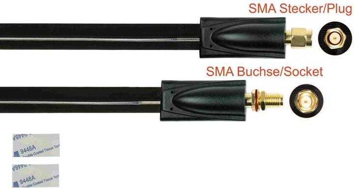 Actual product image Kabelmeister SMA plug - SMA socket (Antenna cable)