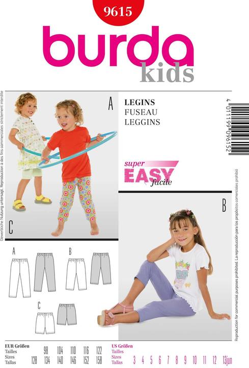 Schnittmuster Leggings