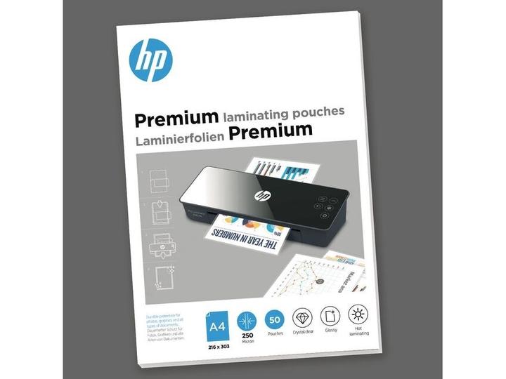 Actual product image HP Laminating film Premium A4, 250 µm, 50 pieces, glossy (A4, 50 Piece, 250 µm)