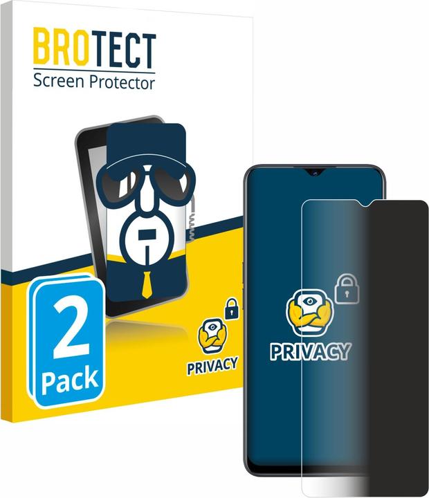 Immagine prodotto BROTECT Pellicola privacy antispia Pellicola di protezione dalla luce blu (2 Pezzo/i, Oppo Find X2 Lite)
