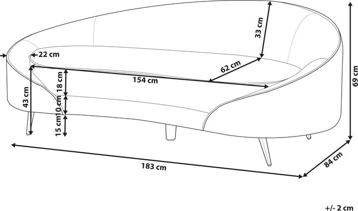 Actual product image Beliani Savar (3-seater)