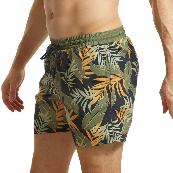 Actual product image Ript Essentials Mens Jungle Print Swim Shorts (S)