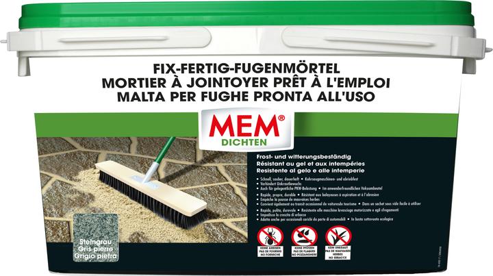 Produktbild MEM Fix Fertig Fugenmörtel (25 kg, Steingrau)