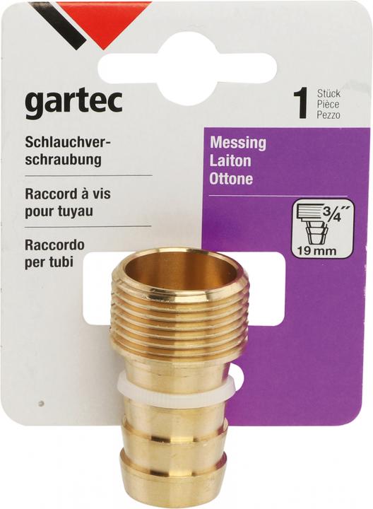 Gartec Raccord de tuyau (Raccord de tuyau, 19 mm)