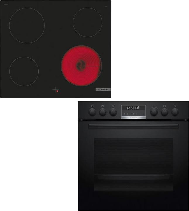 Bosch Hausgeräte HEG578BB3 & NKE611GA2E Herdset 230V