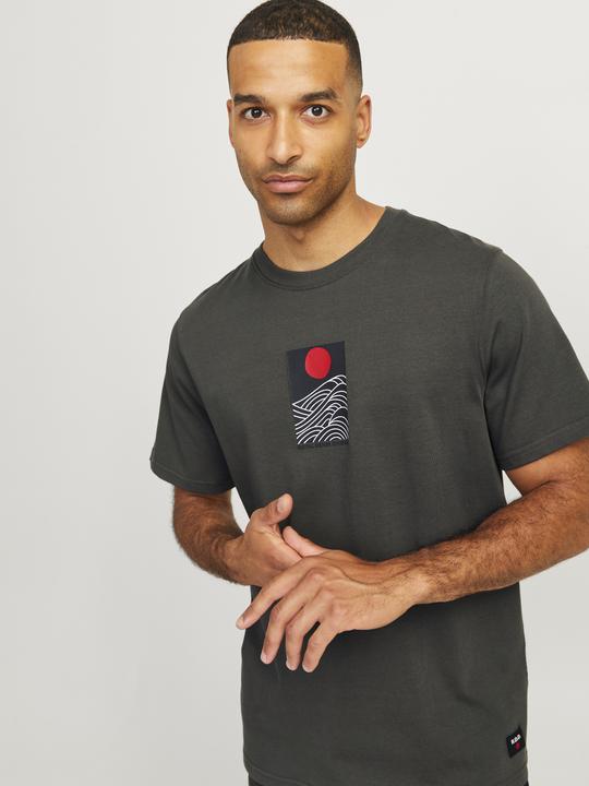 Image du produit Jack & Jones RDD Imprimé Col rond T-shirt (XXL)