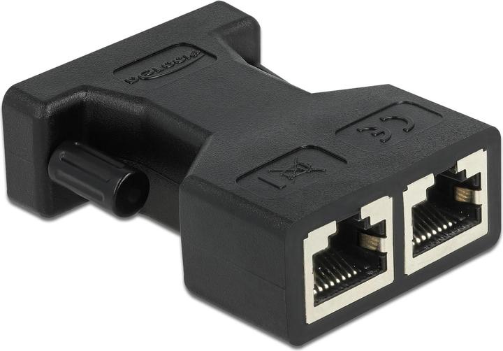 Produktbild Delock Adapter D-Sub 15 Pin Buchse Gameport D-Sub 15 Pin - 2x RJ-45 (RJ45, 5.46 cm)