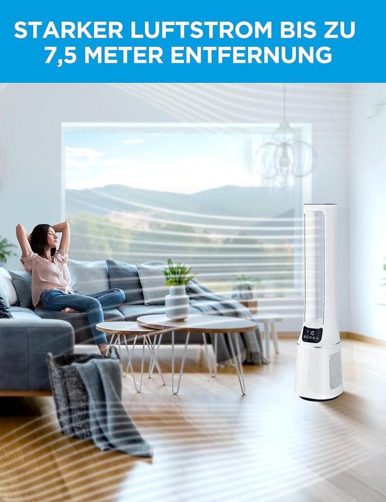 Immagine prodotto Midea Ventilatore senza pale con purificatore d'aria (38 dB)