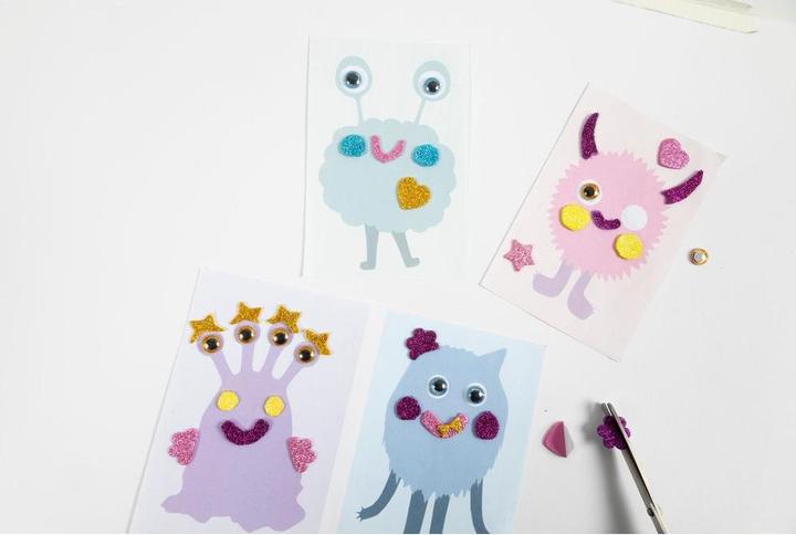Image du produit Creativ Company Kit de bricolage Collage de monstres
