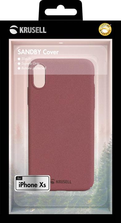 Image du produit Krusell Sandby Cover Apple iPhone XS rust (Apple iPhone X)