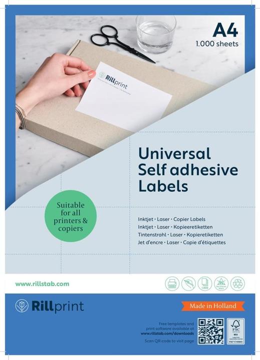 Produktbild Rillprint Adressaufkleber