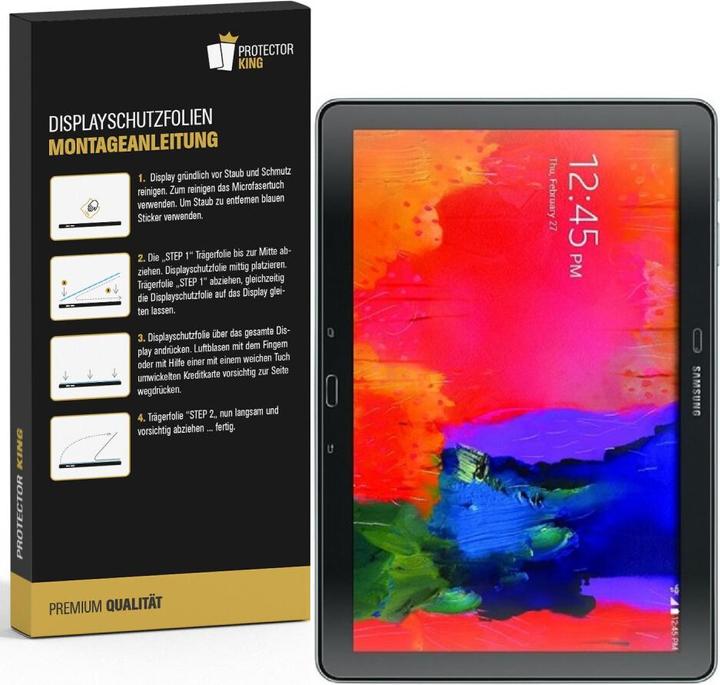 Produktbild Protectorking 6x Panzerfolie Anti-Shock HD Klar (6 Stück, Galaxy Note Pro 12.2)