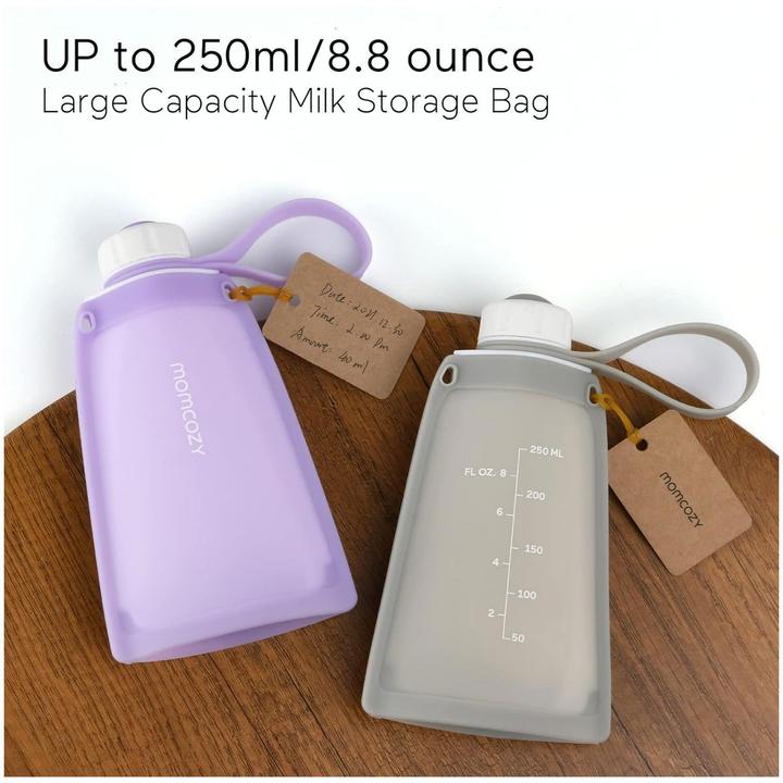Actual product image Momcozy Silicone milk storage bag