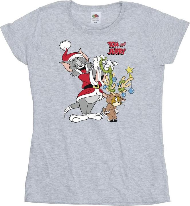 Tom & Jerry Christmas Reindeer TShirt (L)