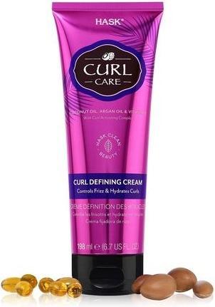 Produktbild Hask CURL CARE curl defining cream 198 ml (Haarwachs, 198 ml)