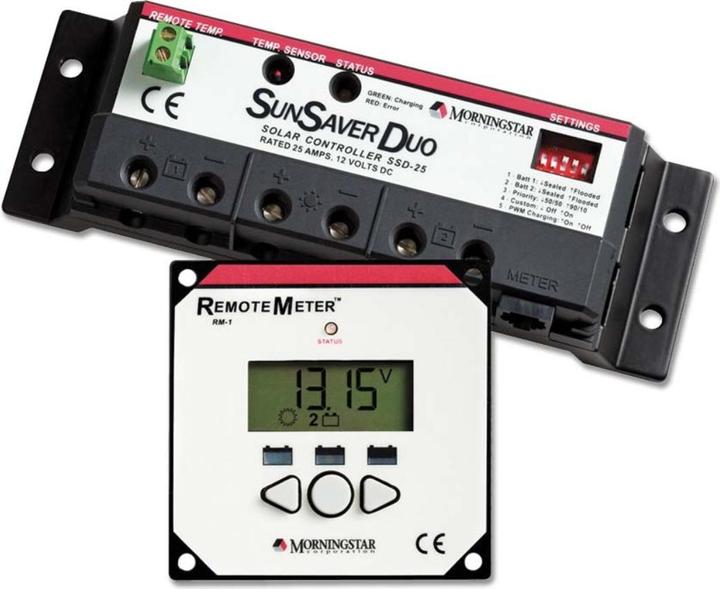 Actual product image Morningstar SunSaver Duo 25A