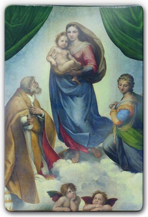 Produktbild Trenddeko Raffael - Die Sixtinische Madonna (40 x 60 cm)