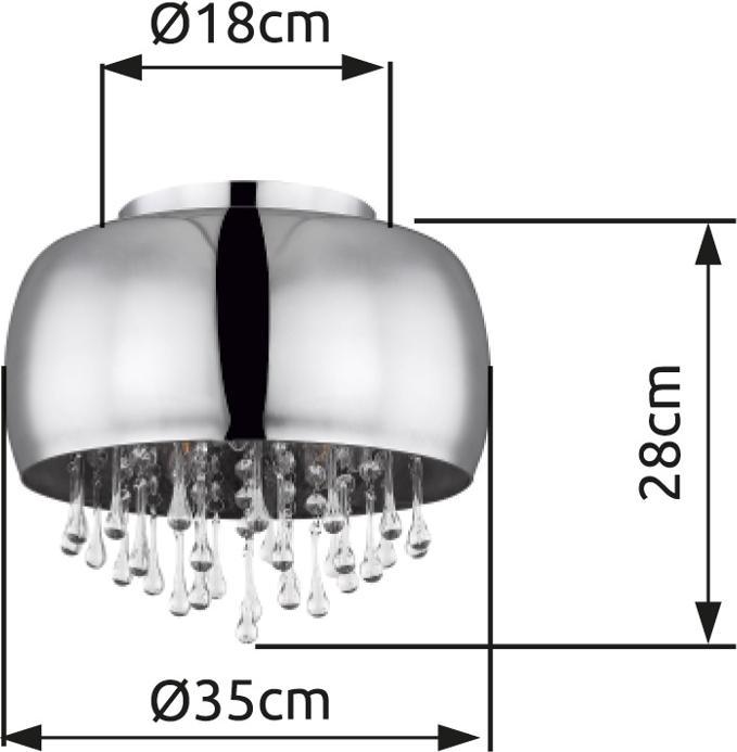 Produktbild Globo Deckenleuchte Kalla 5xE14 (E14)