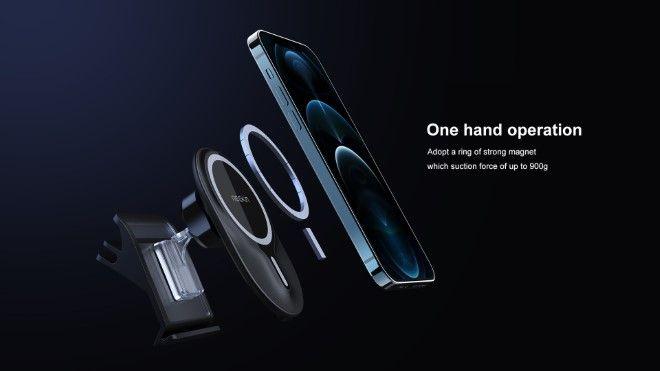 Image du produit Nillkin Chargeur magnétique sans fil de voiture W2 pour Tesla Model 3 & Model Y (7.50 W)