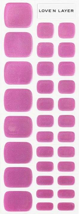 Love'n Layer - Metallic Toe Dahlia Purple (Metallic Toe Dahlia Purple, Gel-Effekt Nagellack)