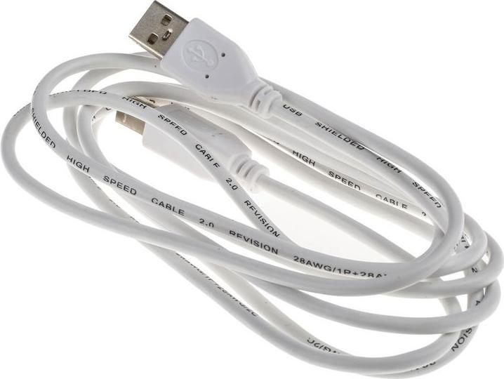 Produktbild Rs Pro USB-Kabel, USBA / USB B, 2m USB 2.0 Weiss (2 m)