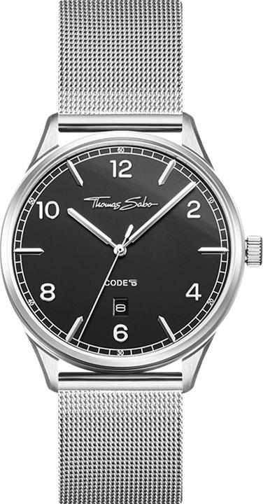 Thomas Sabo Code TS Silver Black (Analoguhr, 40 mm)