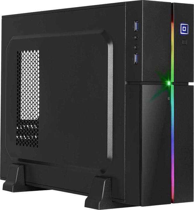 AeroCool Go Mini Playa Slim Black MicroATX/MiniITX o.N. - Cases - Micro/Mini/ (mATX, Mini-ITX)