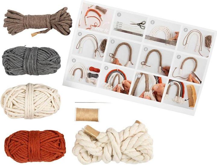 Produktbild Creativ Company Mini Macramé Regenbogen